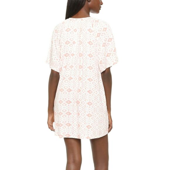 RACHEL PALLY Joss ikat printed mini shift dress in dusty medallion Size XXS NEW - Picture 3 of 9